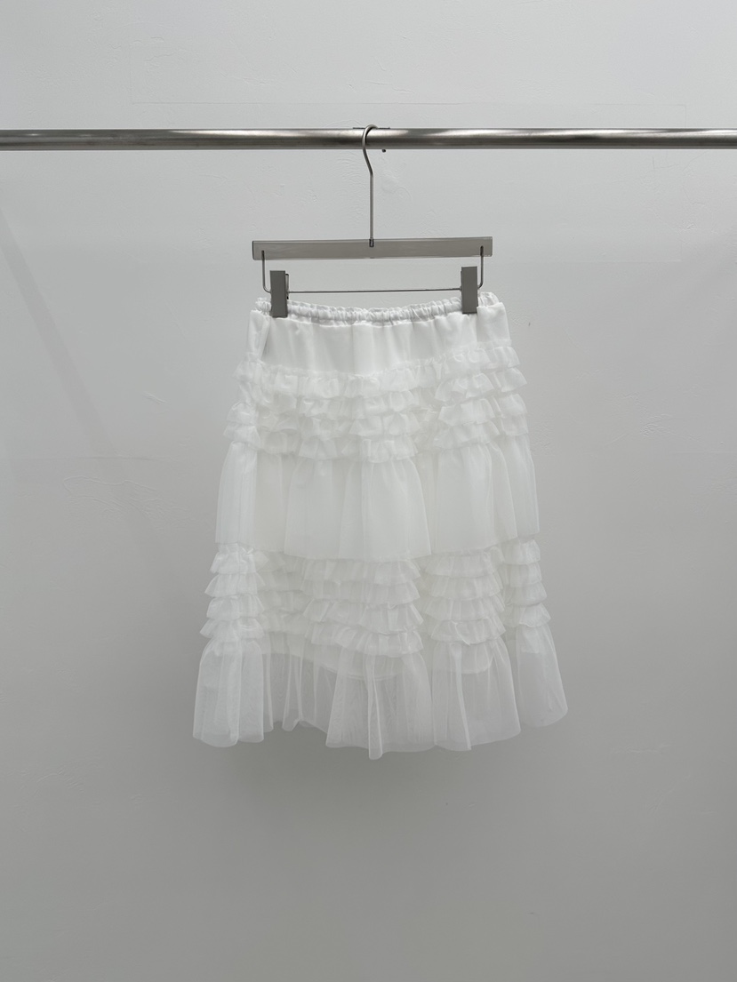 SEARE/PRETZEL韓國代購女士新款26春夏半身裙中短裙雪紡SEARE/PRETZEL半身裙/中短裙