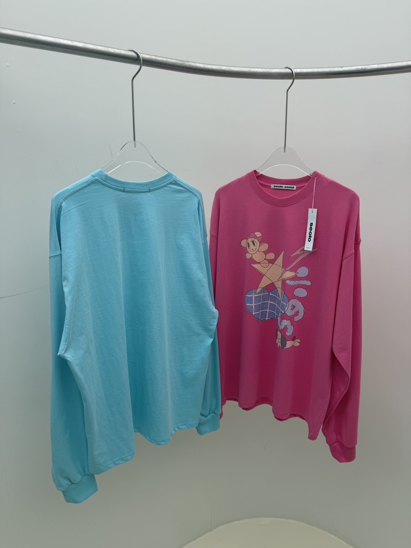 SEOLO東大門實拍女士新品時尚人氣職業熱賣26春夏長袖T恤Seolo seoul長袖T恤