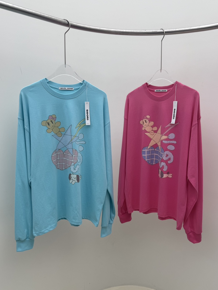 SEOLO東大門實拍女士新品時尚人氣職業熱賣26春夏長袖T恤Seolo seoul長袖T恤