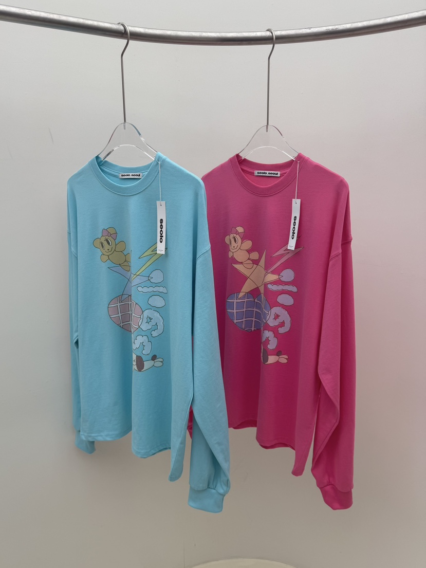 SEOLO東大門實拍女士新品時尚人氣職業熱賣26春夏長袖T恤Seolo seoul長袖T恤