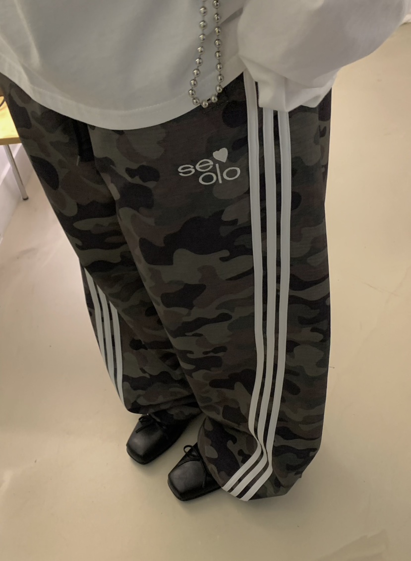 SEOLO東大門代購女裝新款休閑人氣真品職業推薦休閑褲尼龍Seolo seoul休閑褲