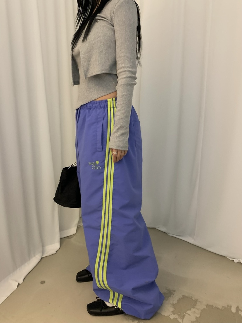 SEOLO東大門代購女裝新款休閑人氣真品職業推薦休閑褲尼龍Seolo seoul休閑褲