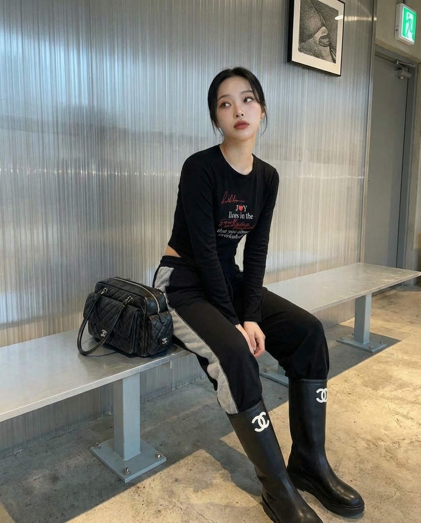 바츠東大門實拍女士新品休閑26春夏真品熱賣人氣職業長袖T恤Vatz長袖T恤