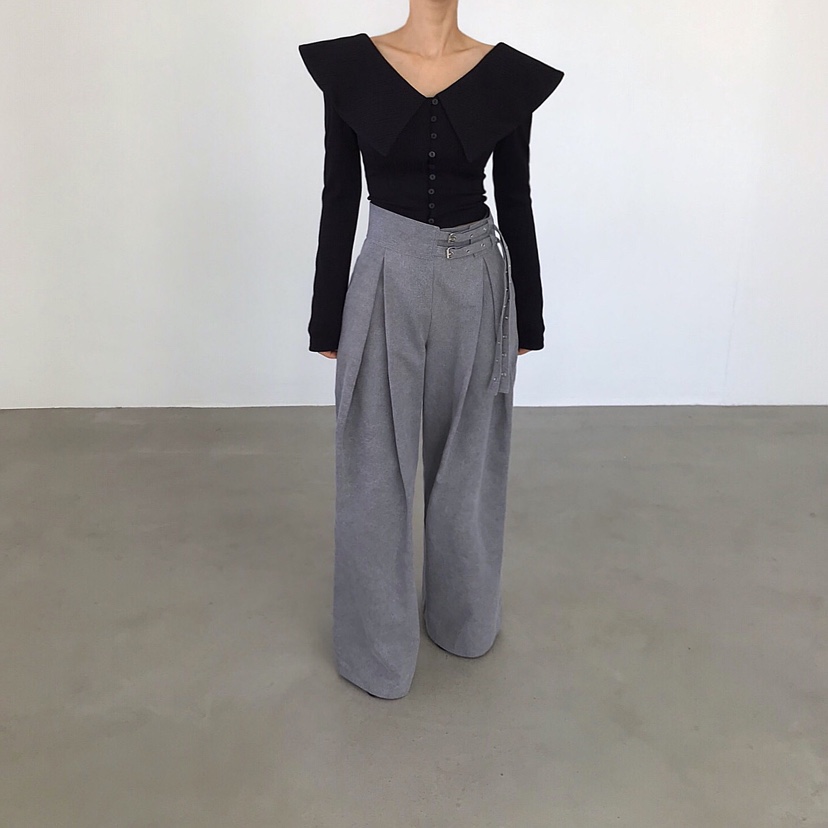 2TWO MOON東大門實拍女裝新款推薦人氣26春夏長袖T恤開衫2TWO MOON長袖T恤