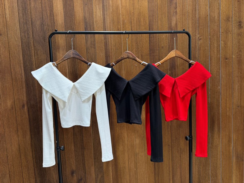 2TWO MOON東大門實拍女裝新款推薦人氣26春夏長袖T恤開衫2TWO MOON長袖T恤