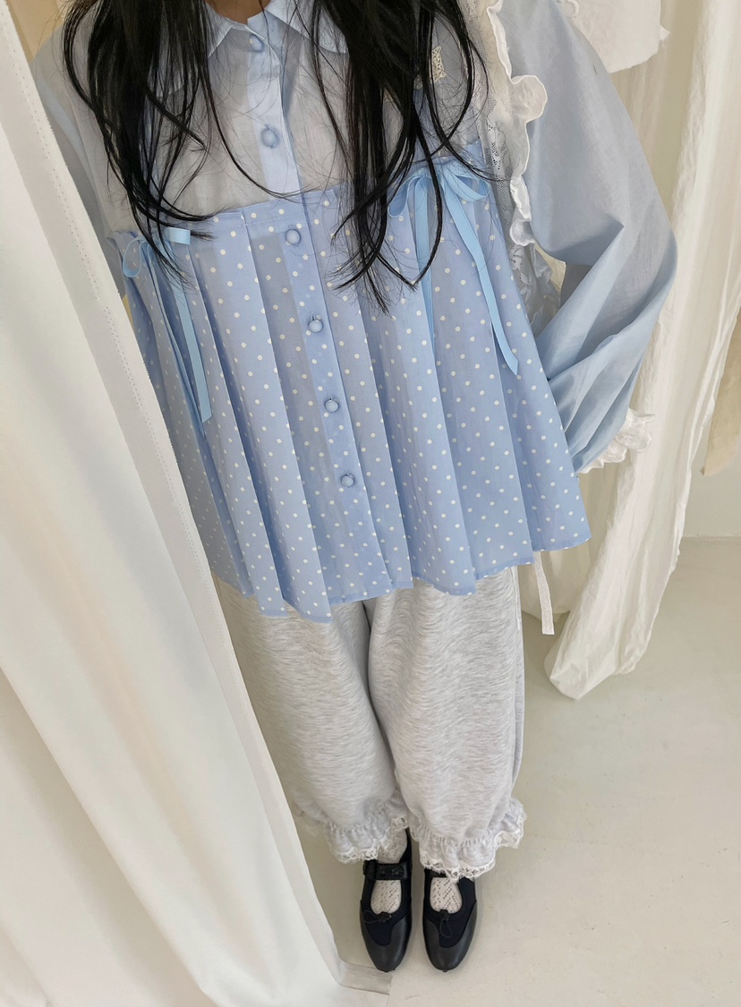 BOUTIQUE-L東大門實拍女裝新款時尚真品26春夏襯衫蕾絲衫BOUTIQUE-L襯衫/蕾絲衫