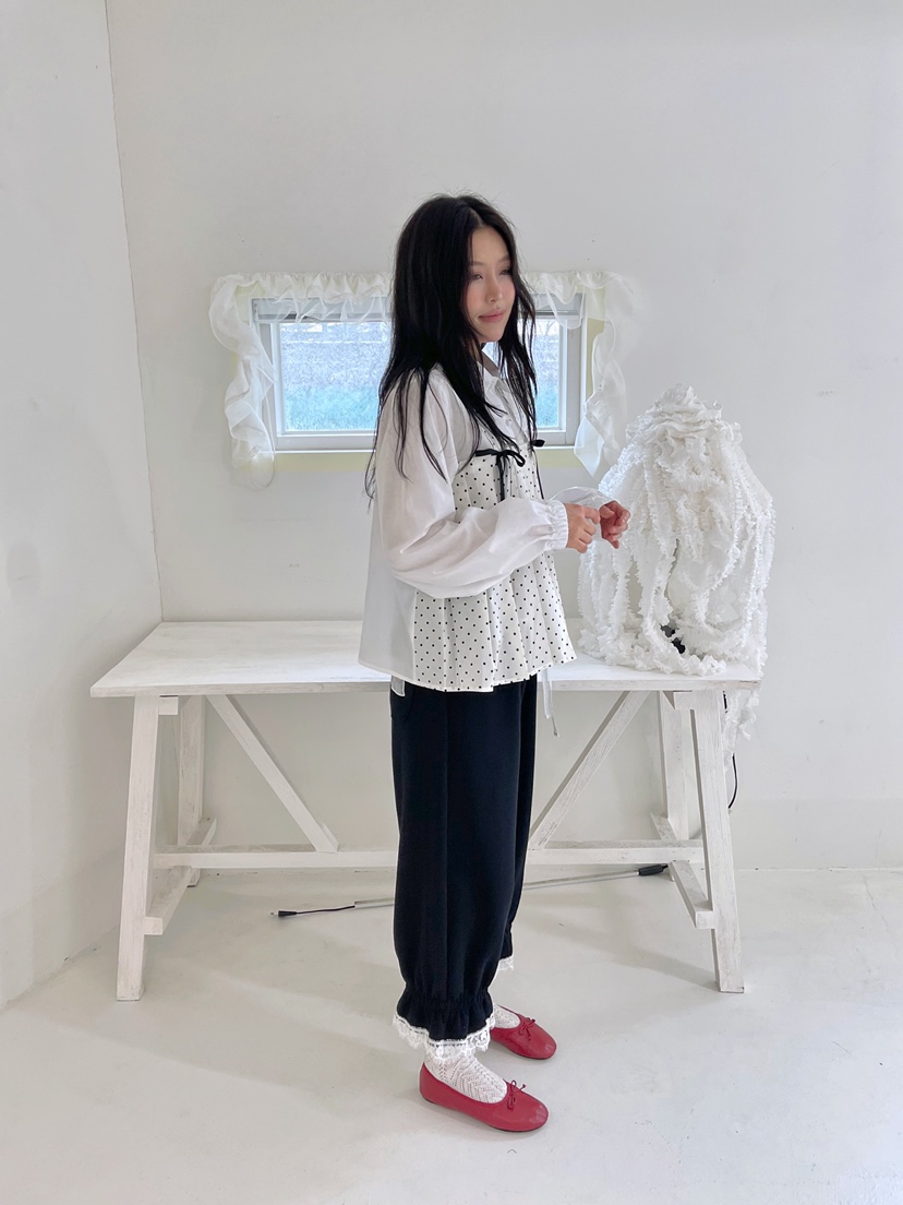 BOUTIQUE-L東大門實拍女裝新款時尚真品26春夏襯衫蕾絲衫BOUTIQUE-L襯衫/蕾絲衫