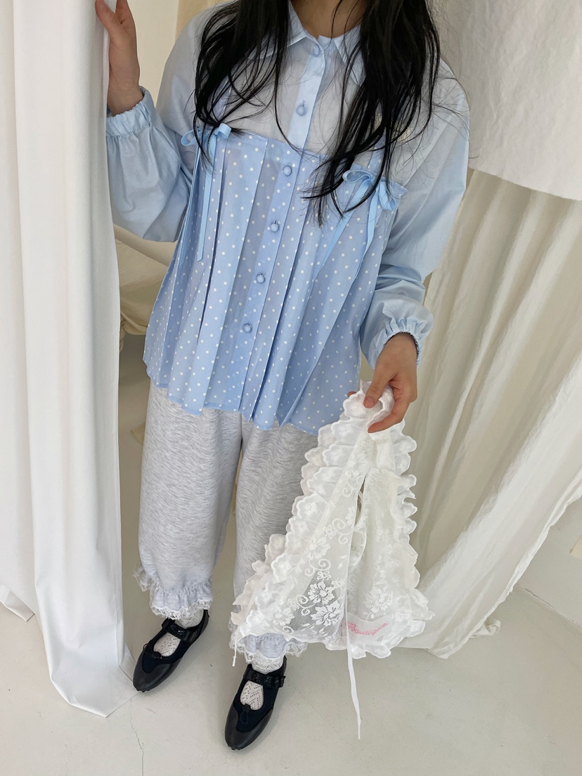 BOUTIQUE-L東大門實拍女裝新款時尚真品26春夏襯衫蕾絲衫BOUTIQUE-L襯衫/蕾絲衫圖色2