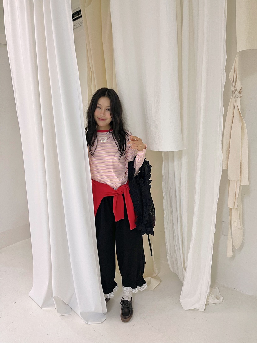 BOUTIQUE-L東大門實拍女士新品26春夏推薦真品人氣長袖T恤BOUTIQUE-L長袖T恤