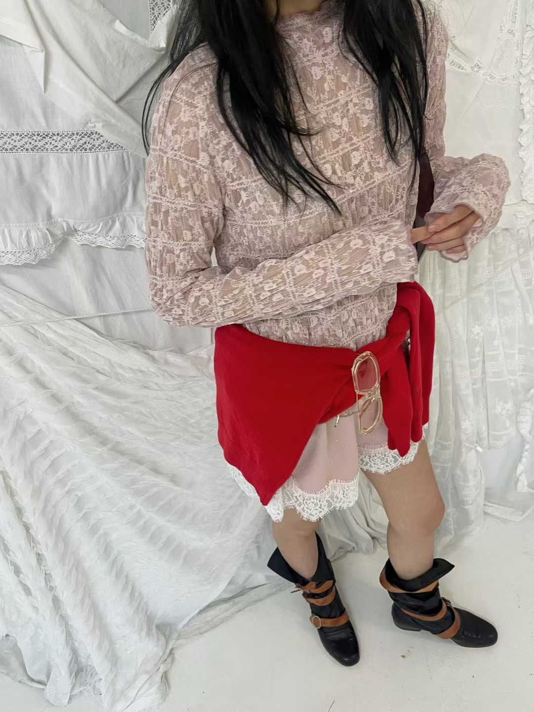 BOUTIQUE-L東大門直郵女士新品休閑職業時尚熱賣長袖T恤BOUTIQUE-L長袖T恤