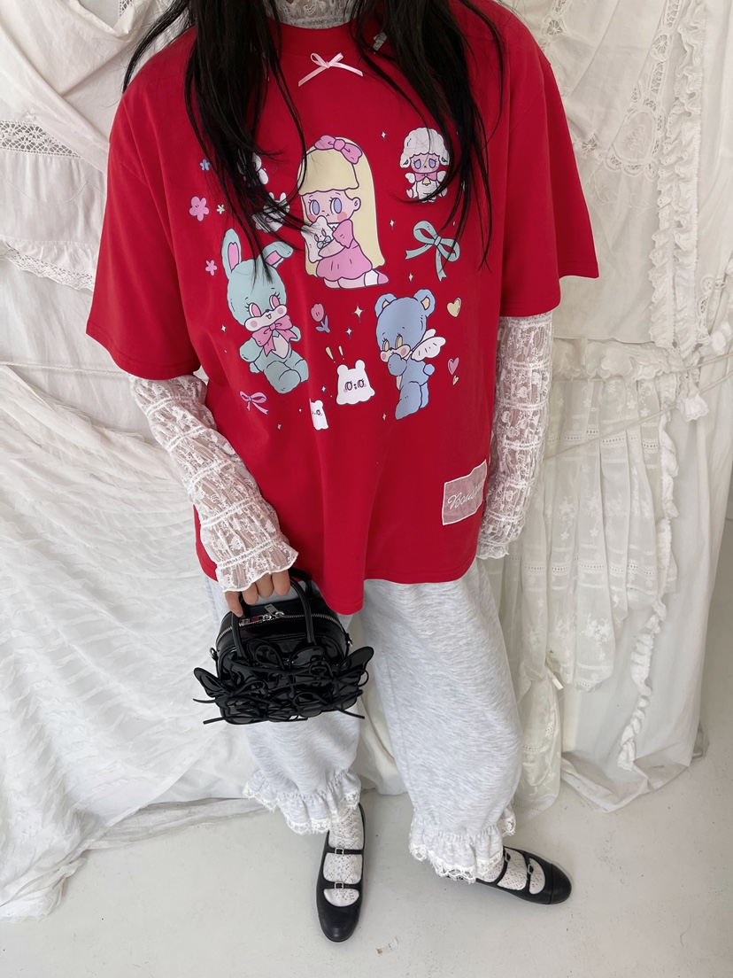 BOUTIQUE-L東大門直郵女士新品休閑職業時尚熱賣長袖T恤BOUTIQUE-L長袖T恤