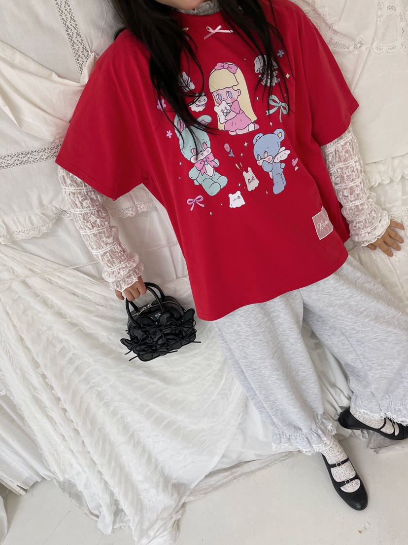 BOUTIQUE-L東大門直郵女士新品休閑職業時尚熱賣長袖T恤BOUTIQUE-L長袖T恤