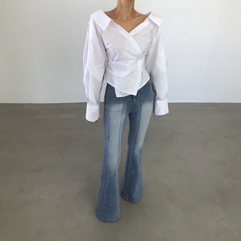 2TWO MOON韓國代購女士新品推薦真品時尚26春夏襯衫蕾絲衫2TWO MOON襯衫/蕾絲衫