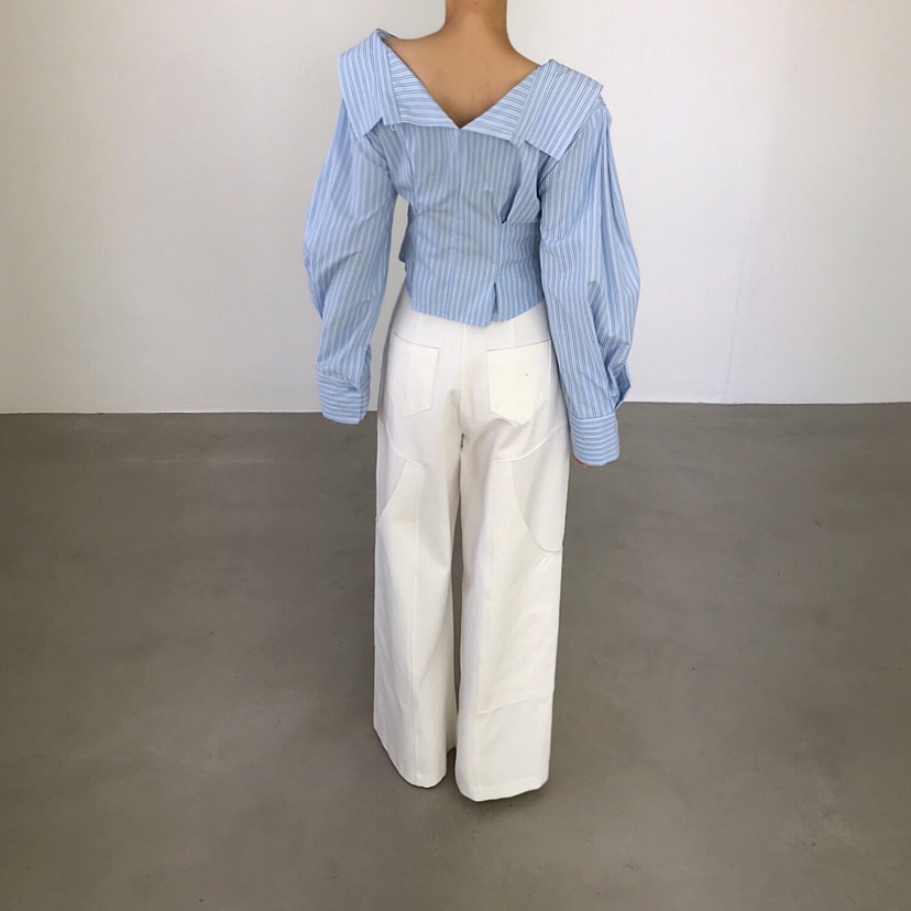 2TWO MOON韓國代購女士新品推薦真品時尚26春夏襯衫蕾絲衫2TWO MOON襯衫/蕾絲衫