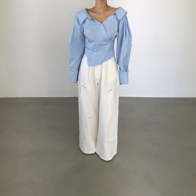 2TWO MOON韓國代購女士新品推薦真品時尚26春夏襯衫蕾絲衫2TWO MOON襯衫/蕾絲衫