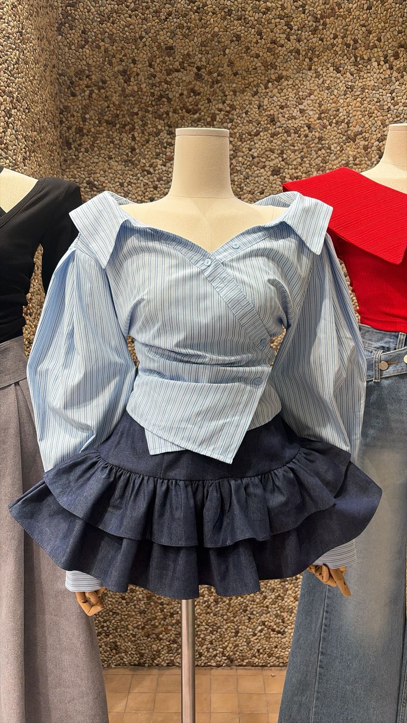 2TWO MOON韓國代購女士新品推薦真品時尚26春夏襯衫蕾絲衫2TWO MOON襯衫/蕾絲衫