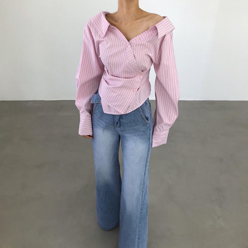 2TWO MOON韓國代購女士新品推薦真品時尚26春夏襯衫蕾絲衫2TWO MOON襯衫/蕾絲衫圖色1