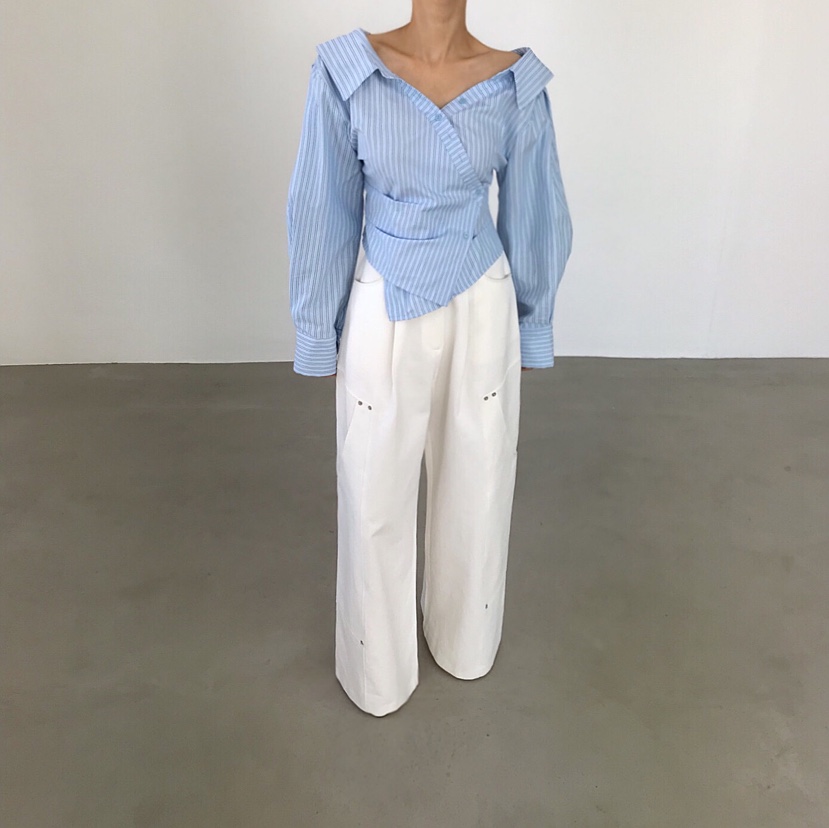 2TWO MOON韓國代購女士新品推薦真品時尚26春夏襯衫蕾絲衫2TWO MOON襯衫/蕾絲衫圖色3