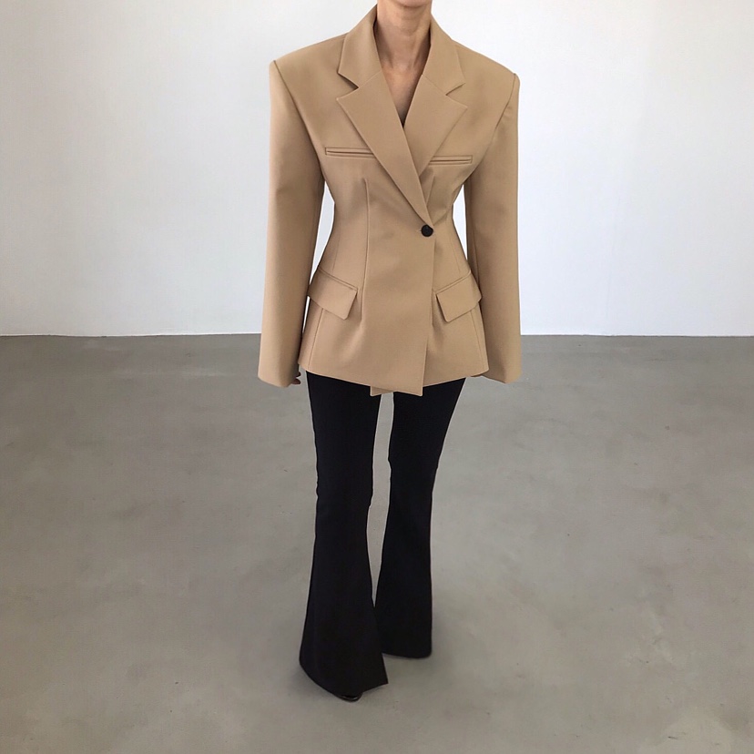 2TWO MOON韓國代購女裝新款職業時尚休閑熱賣人氣真品夾克2TWO MOON夾克圖色2