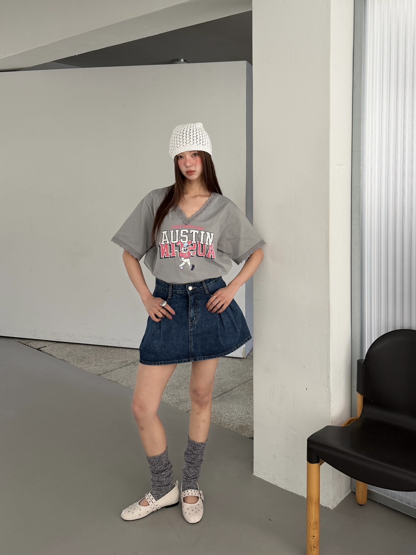 LOVABLE韓國代購女士新款休閑時尚熱賣職業真品人氣26春夏T恤LOVABLET恤