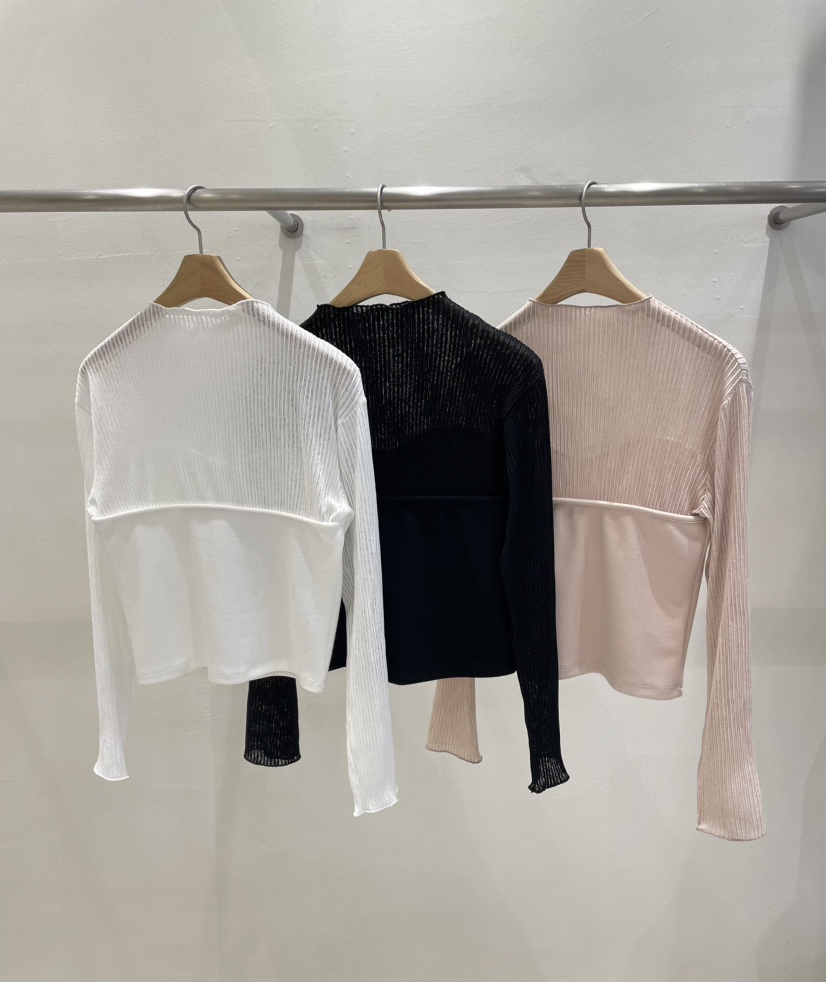 MUSK韓國代購女士新品真品休閑熱賣時尚26春夏長袖T恤透明MUSK長袖T恤