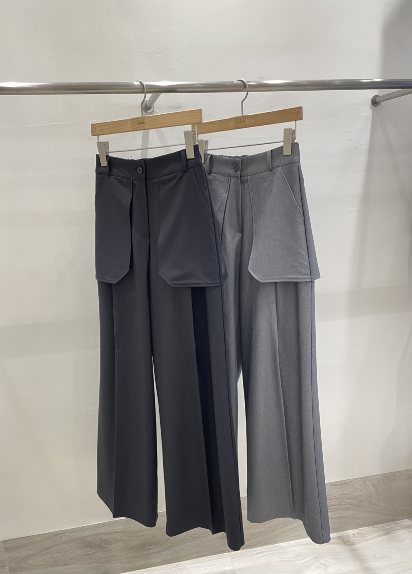 MUSK韓國代購女裝新品熱賣推薦職業時尚休閑真品休閑褲口袋MUSK休閑褲