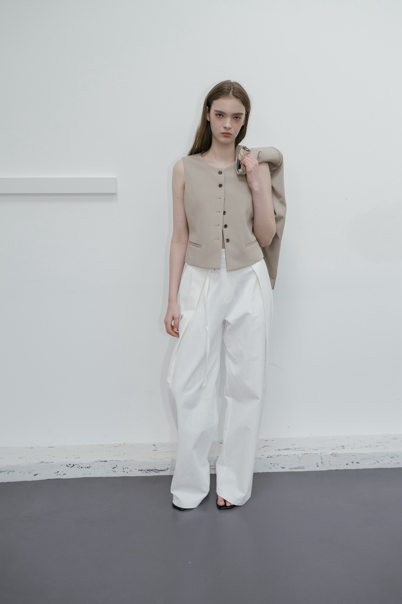 UNBOUND韓國代購女士新款熱賣真品人氣推薦時尚休閑褲含腰繩UNBOUND休閑褲