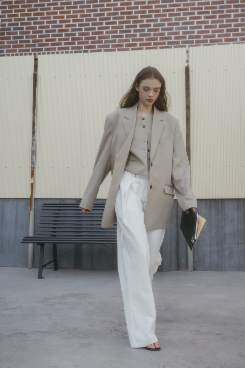 UNBOUND韓國代購女士新款熱賣真品人氣推薦時尚休閑褲含腰繩UNBOUND休閑褲