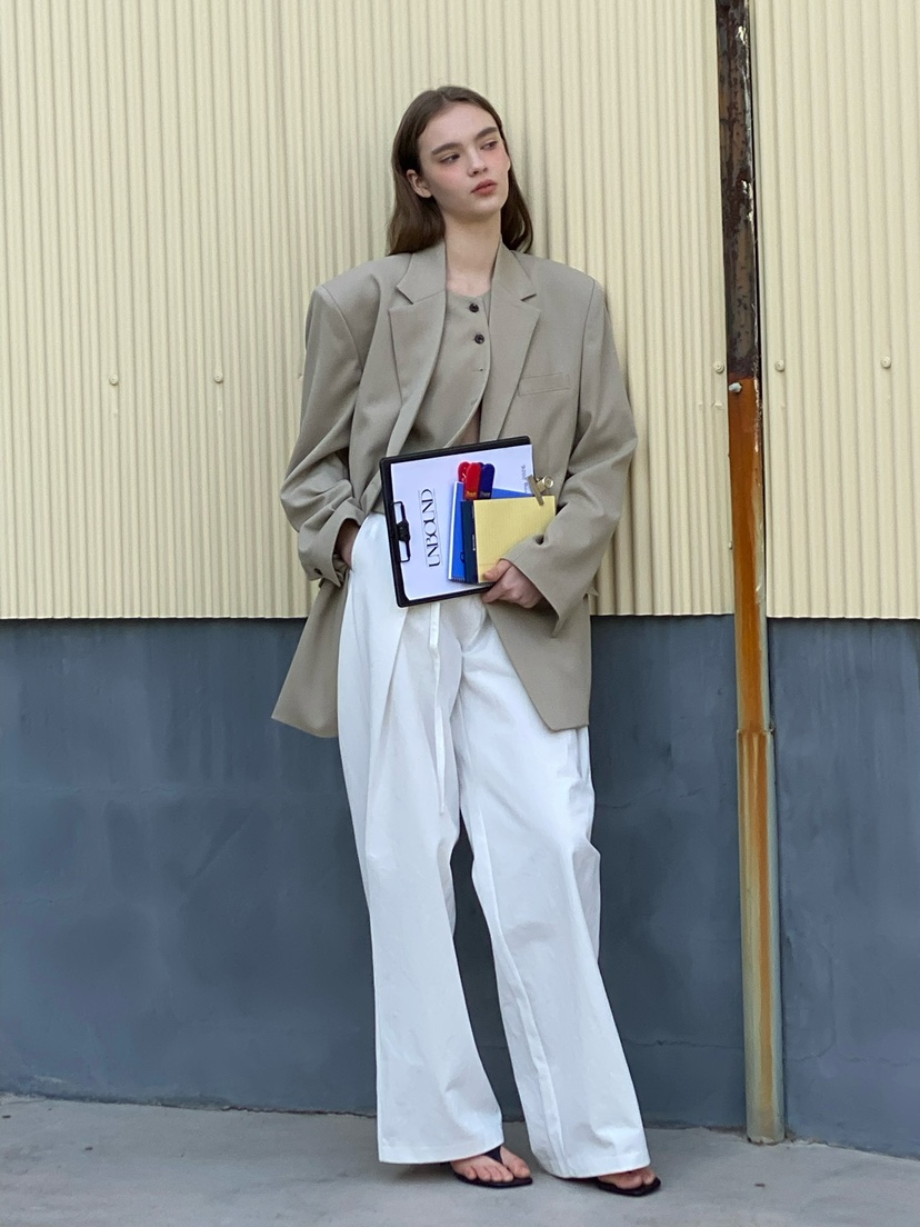 UNBOUND韓國代購女士新款熱賣真品人氣推薦時尚休閑褲含腰繩UNBOUND休閑褲