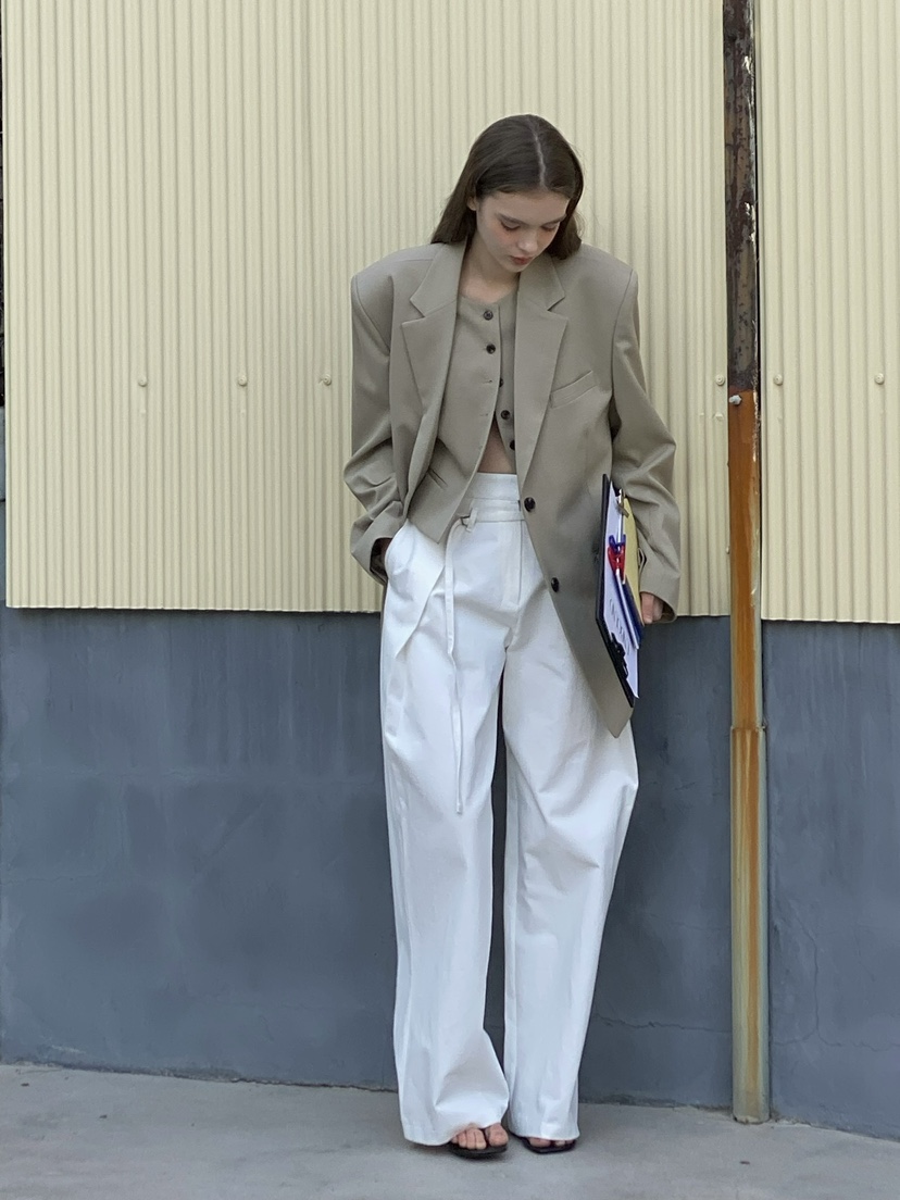 UNBOUND韓國代購女士新款熱賣真品人氣推薦時尚休閑褲含腰繩UNBOUND休閑褲