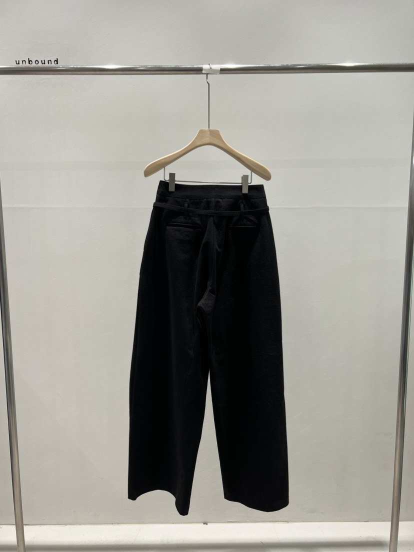 UNBOUND韓國代購女士新款熱賣真品人氣推薦時尚休閑褲含腰繩UNBOUND休閑褲