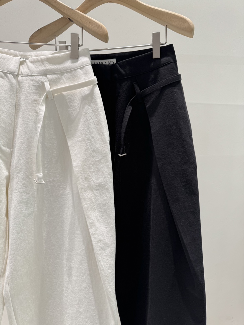 UNBOUND韓國代購女士新款熱賣真品人氣推薦時尚休閑褲含腰繩UNBOUND休閑褲