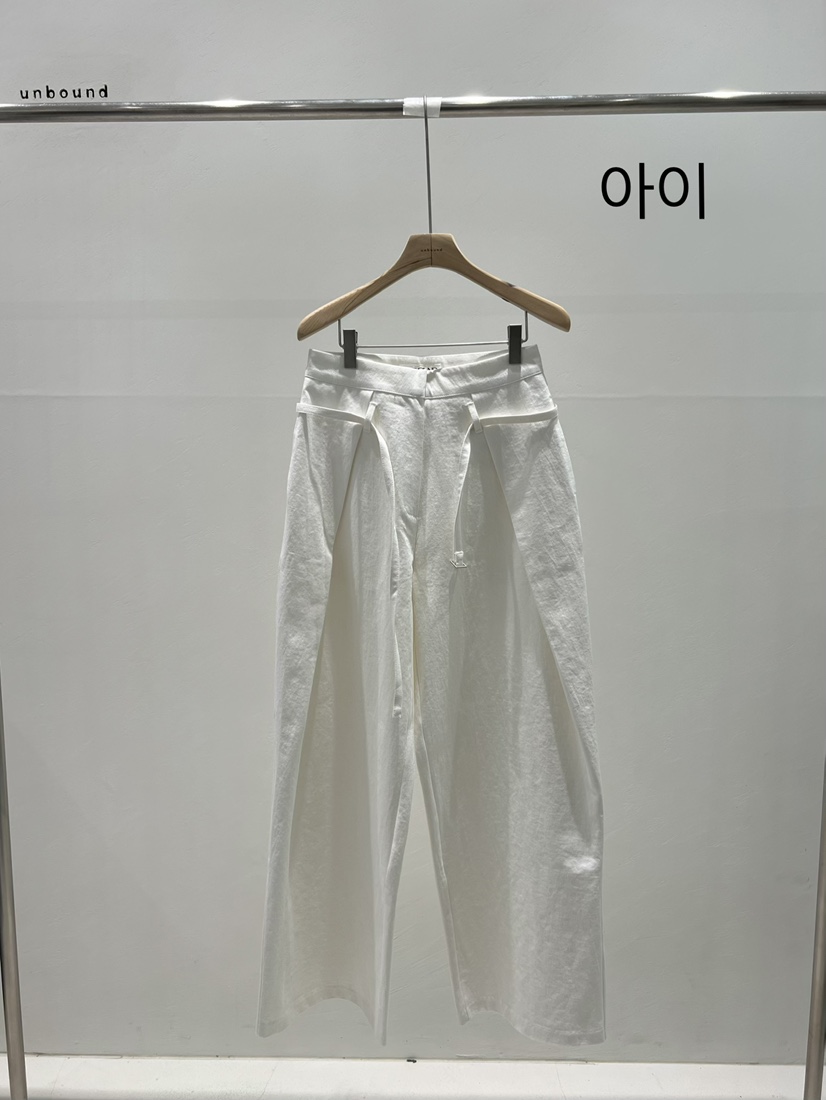 UNBOUND韓國代購女士新款熱賣真品人氣推薦時尚休閑褲含腰繩UNBOUND休閑褲圖色2