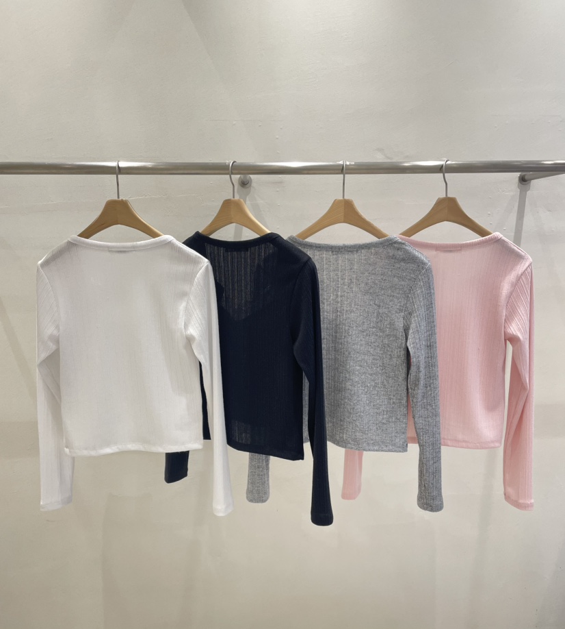 MUSK韓國直郵女裝新品時尚職業休閑人氣熱賣26春夏針織衫開衫MUSK針織衫