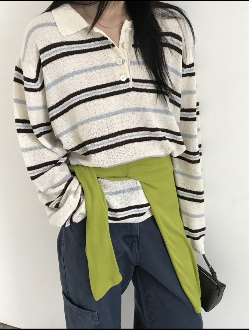 VAARA韓國直郵女裝新款休閑時尚26春夏職業真品人氣針織衫VAARA針織衫