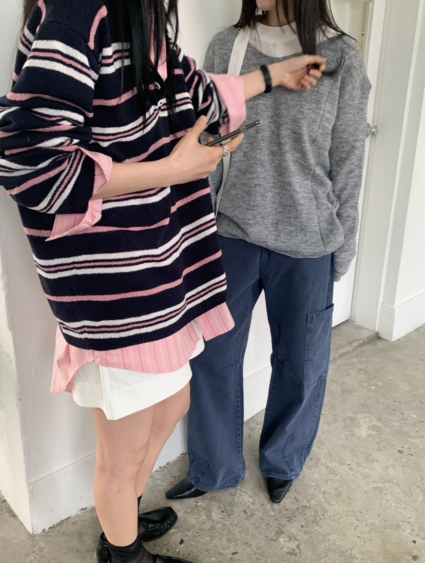 VAARA韓國直郵女裝新款休閑時尚26春夏職業真品人氣針織衫VAARA針織衫