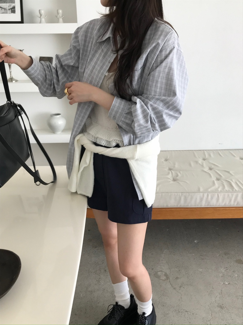 ESCHER韓國代購女士新款26春夏推薦真品職業時尚襯衫蕾絲衫ESCHER襯衫/蕾絲衫