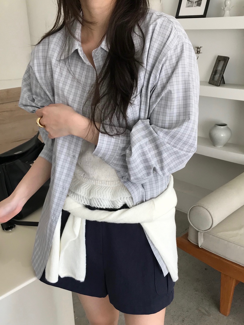 ESCHER韓國代購女士新款26春夏推薦真品職業時尚襯衫蕾絲衫ESCHER襯衫/蕾絲衫