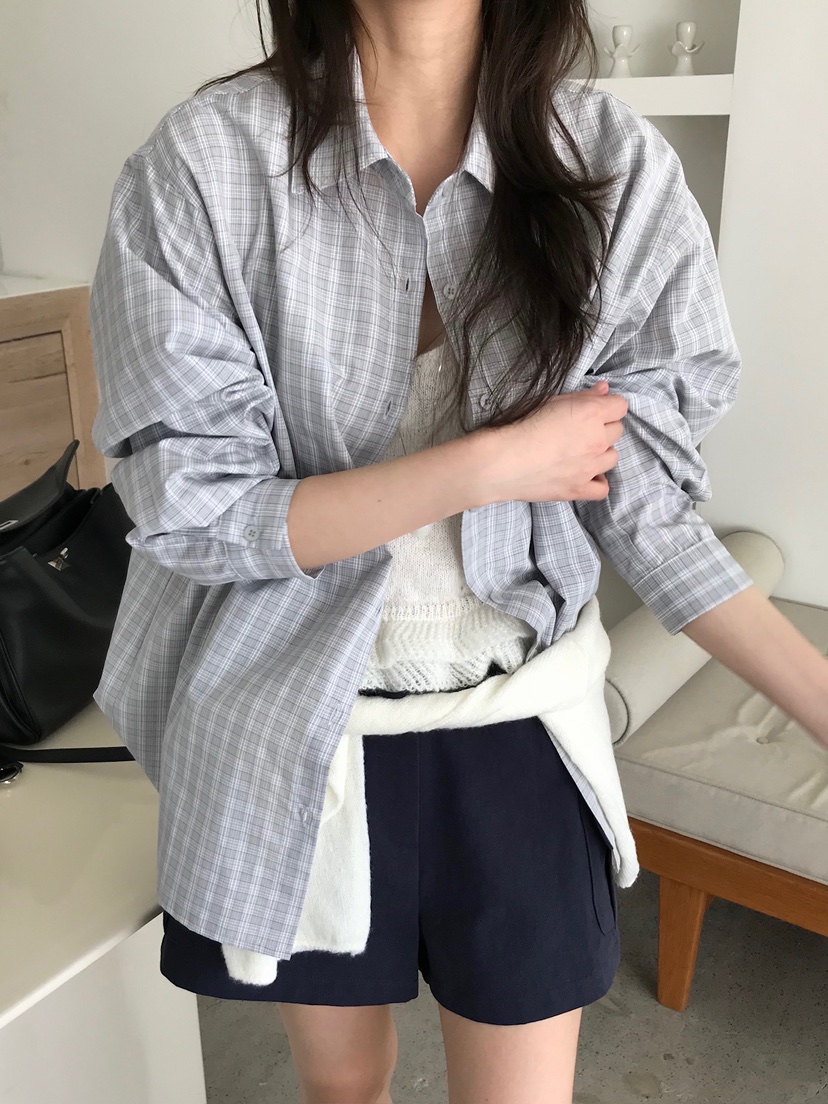 ESCHER韓國代購女士新款26春夏推薦真品職業時尚襯衫蕾絲衫ESCHER襯衫/蕾絲衫