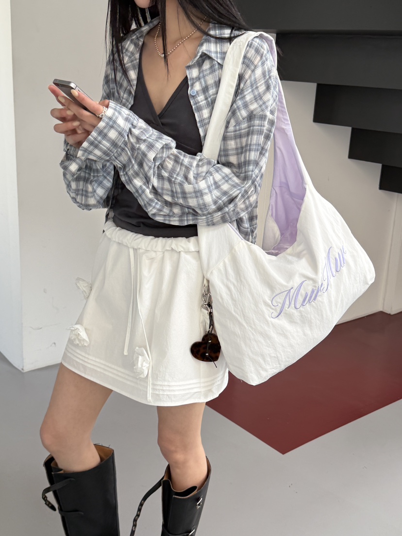 MURMUR東大門代購女裝新品職業休閑人氣推薦26春夏時尚短裙MURMUR短裙