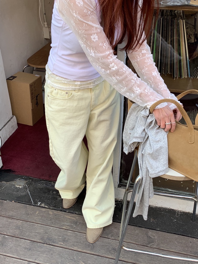 SUNDER MARKET東大門實拍女裝新款26春夏真品人氣休閑褲SUNDER MARKET休閑褲