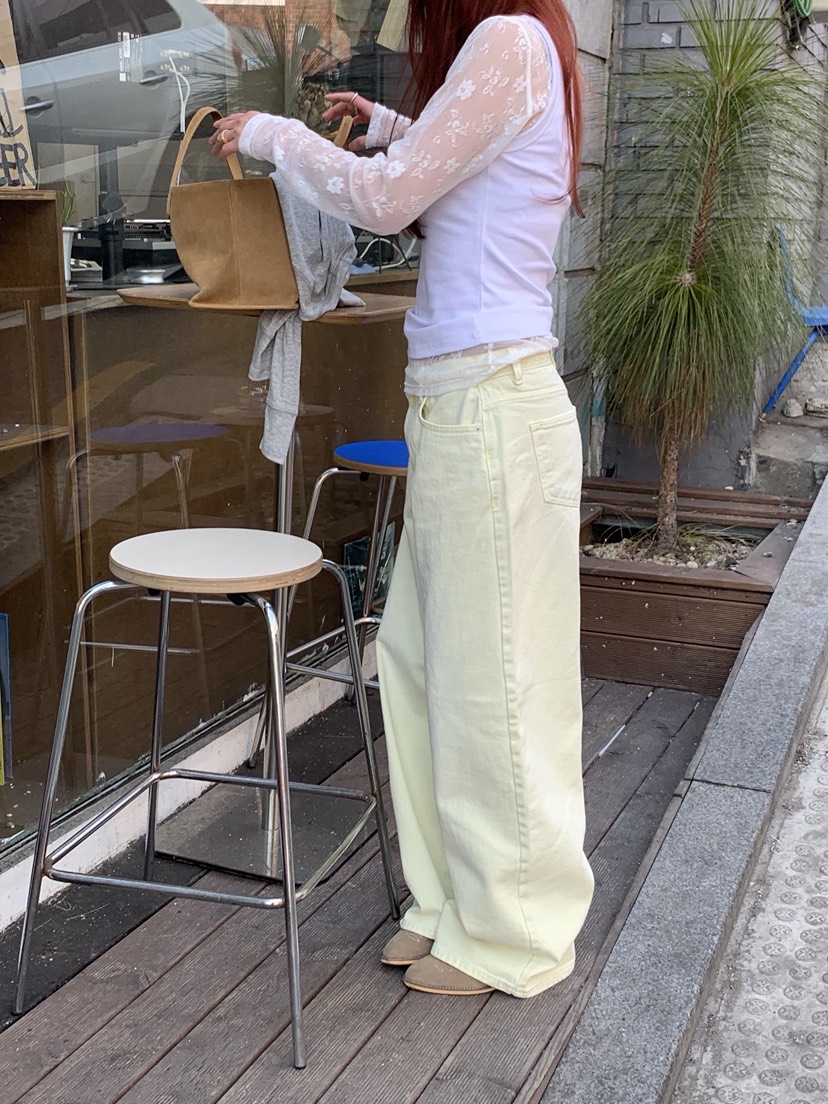 SUNDER MARKET東大門實拍女裝新款26春夏真品人氣休閑褲SUNDER MARKET休閑褲