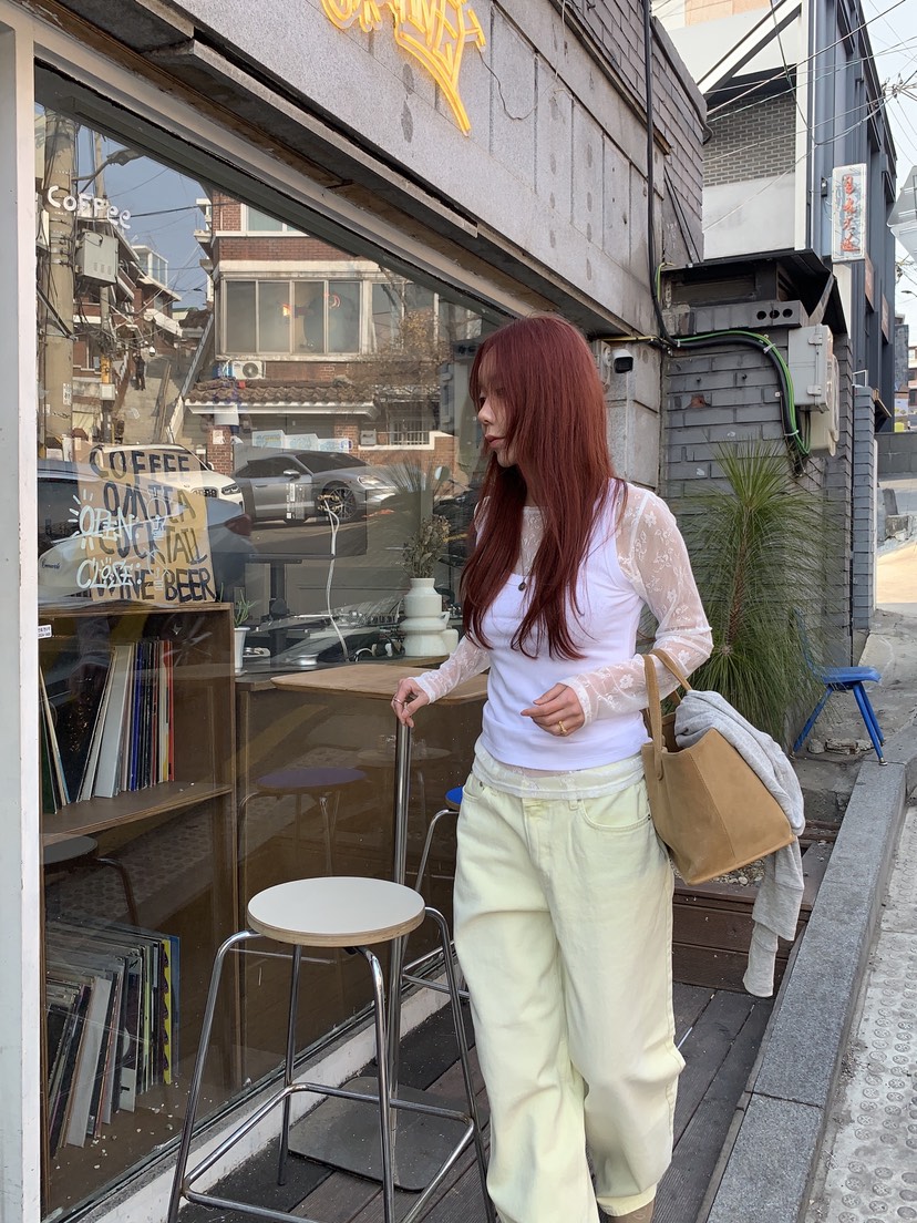 SUNDER MARKET東大門實拍女裝新款26春夏真品人氣休閑褲SUNDER MARKET休閑褲