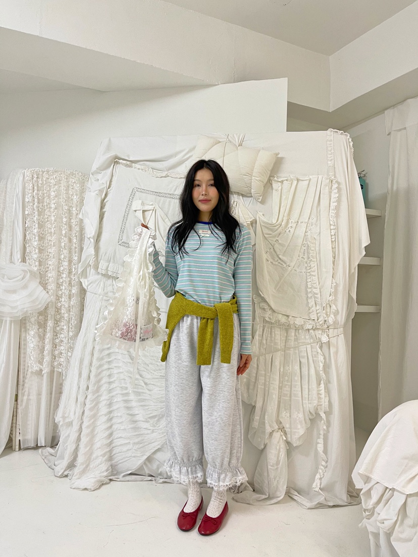 BOUTIQUE-L東大門代購女士新款熱賣休閑真品時尚26春夏休閑褲BOUTIQUE-L休閑褲