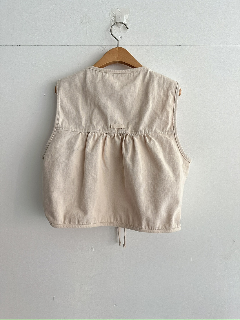 BLEECKER韓國代購女裝新款人氣休閑推薦職業時尚馬甲褶皺BLEECKER馬甲