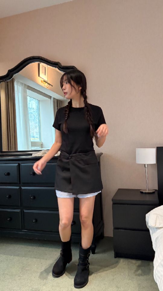 HEY/TO SEWING韓國代購女裝新款熱賣推薦職業人氣休閑T恤BY HEY/TO SEWINGT恤