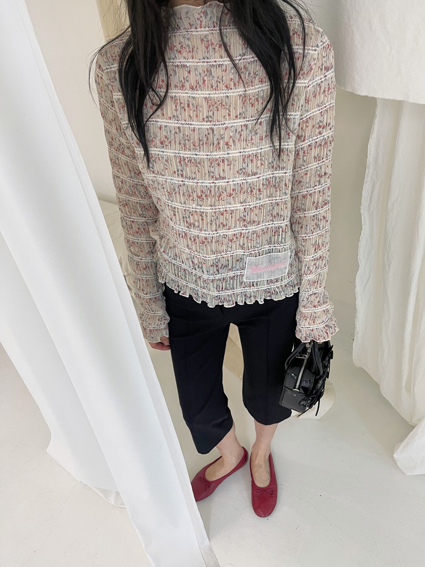 BOUTIQUE-L東大門直郵女裝新品熱賣推薦時尚人氣長袖T恤BOUTIQUE-L長袖T恤圖色1