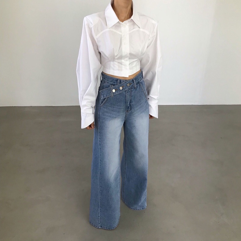 2TWO MOON韓國直郵女士新品26春夏時尚熱賣襯衫蕾絲衫系帶2TWO MOON襯衫/蕾絲衫