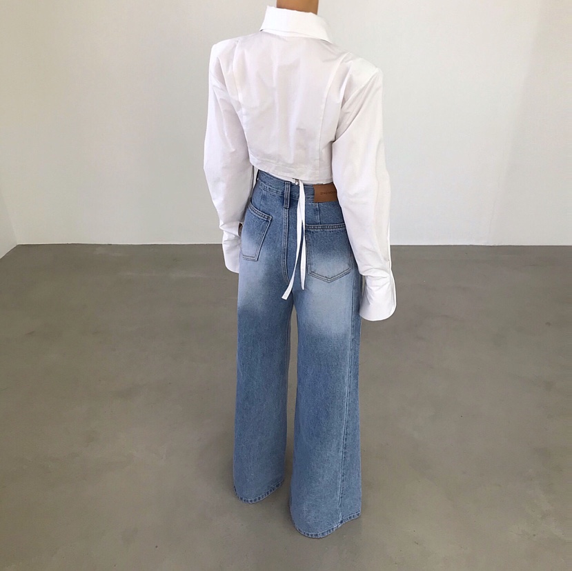 2TWO MOON韓國直郵女士新品26春夏時尚熱賣襯衫蕾絲衫系帶2TWO MOON襯衫/蕾絲衫