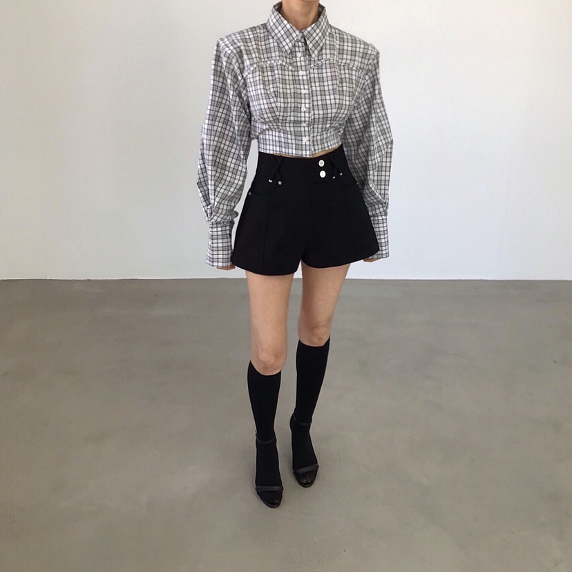 2TWO MOON韓國直郵女士新品26春夏時尚熱賣襯衫蕾絲衫系帶2TWO MOON襯衫/蕾絲衫